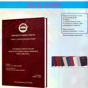 Stampa e Rilegatura